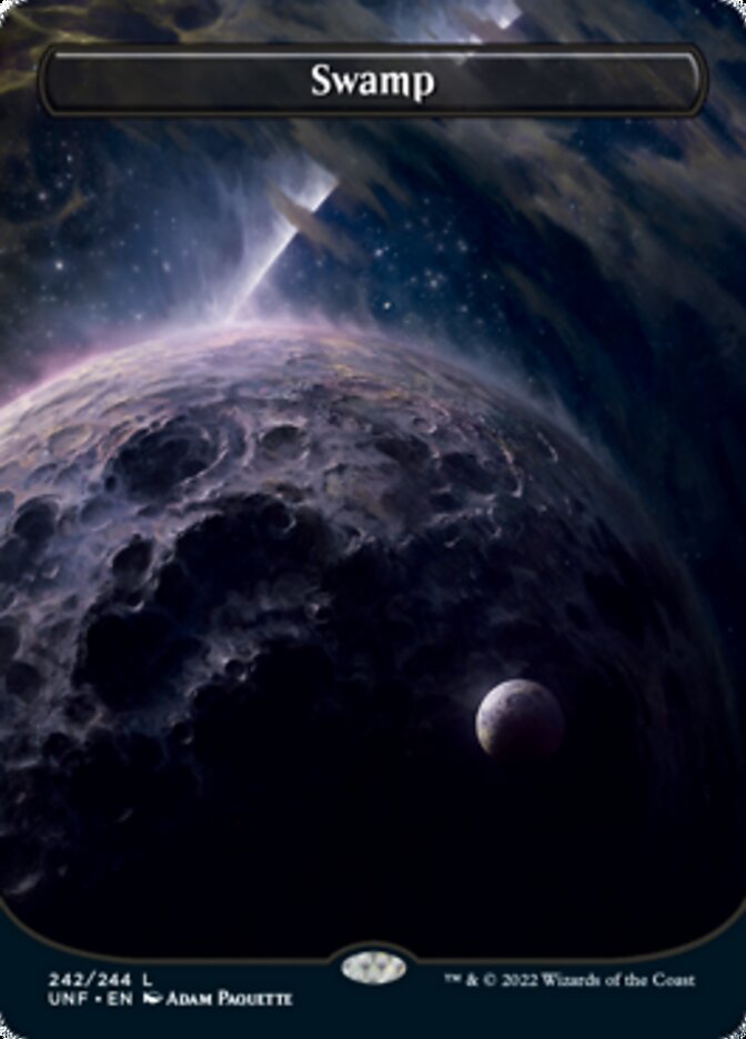 Swamp (242) (Orbital Space-ic Land) [Unfinity] Foil