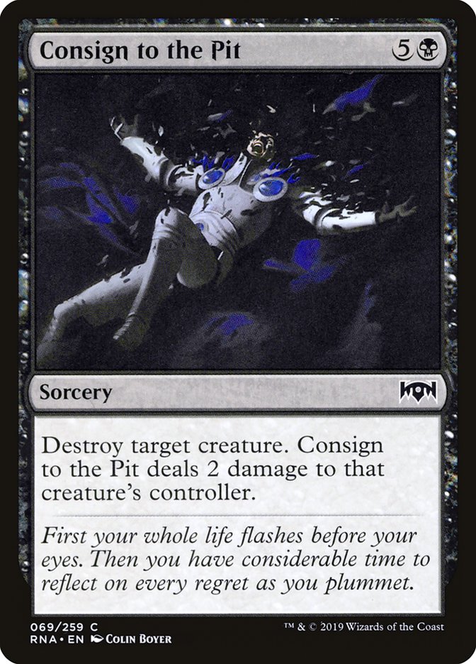 Consign to the Pit [Ravnica Allegiance] Foil