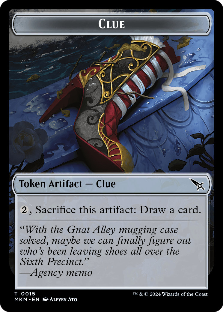 Clue  [Murders at Karlov Manor Tokens] Foil