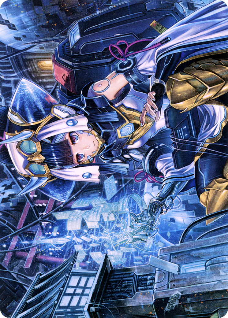 Covert Technician // Covert Technician  [Neon Dynasty Art Series] (Borderless)