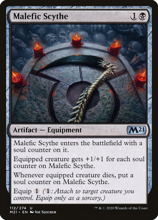 Malefic Scythe [Core Set 2021] Foil