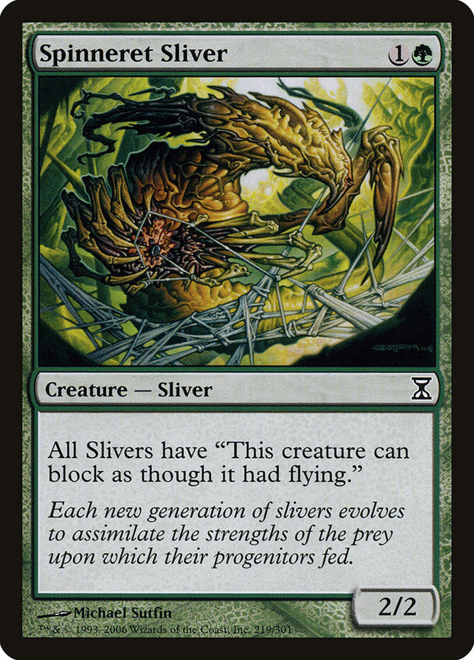 Spinneret Sliver [Time Spiral] Foil