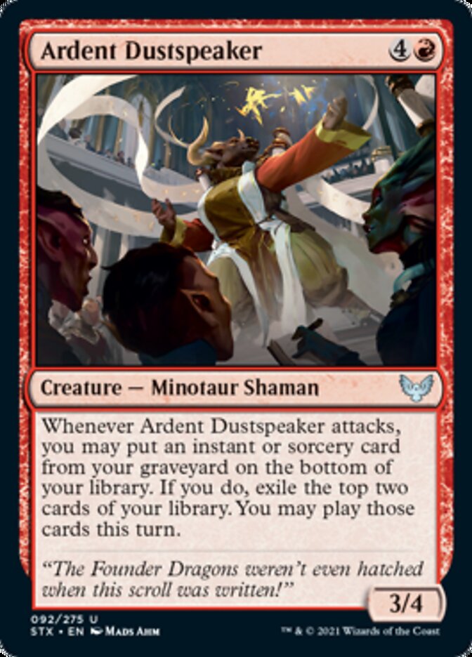 Ardent Dustspeaker [Strixhaven: School of Mages] Foil
