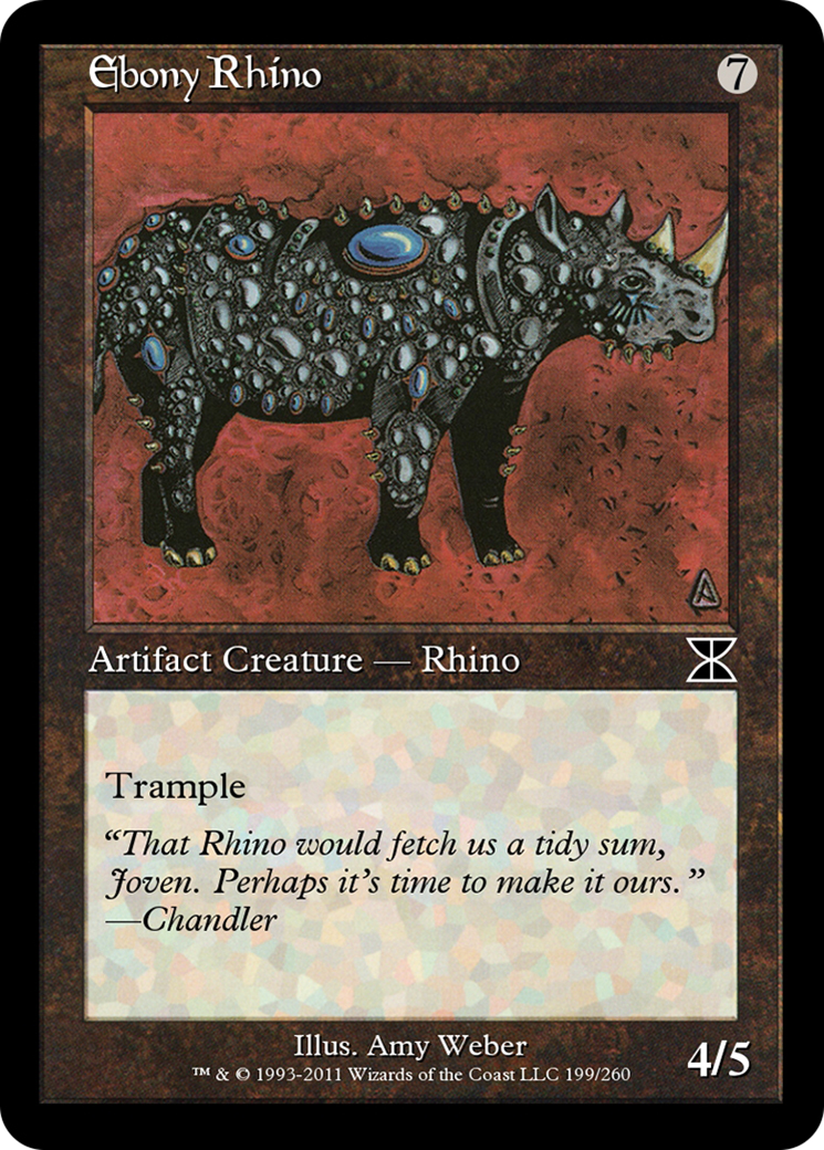 Ebony Rhino  [Masters Edition IV]