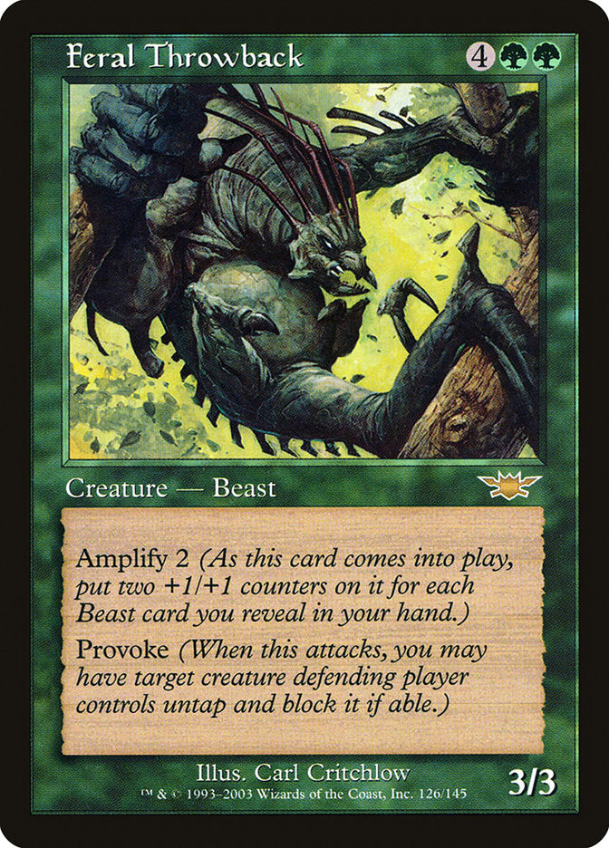 Feral Throwback [Legions] Foil