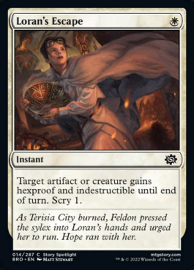 Loran's Escape [The Brothers' War] Foil