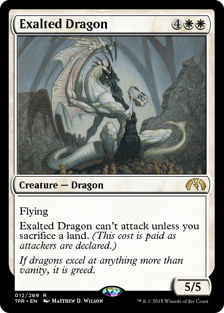 Exalted Dragon  [Tempest Remastered] Foil