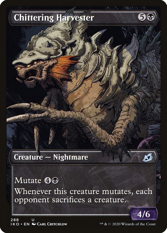 Chittering Harvester (Showcase) [Ikoria: Lair of Behemoths] Foil