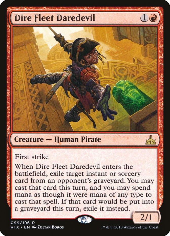 Dire Fleet Daredevil [Rivals of Ixalan] Foil