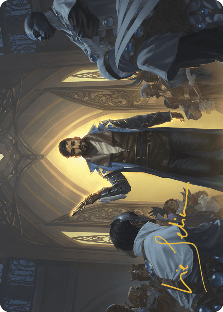 Auspicious Arrival // Auspicious Arrival  [Murders at Karlov Manor Art Series] (Borderless) Foil