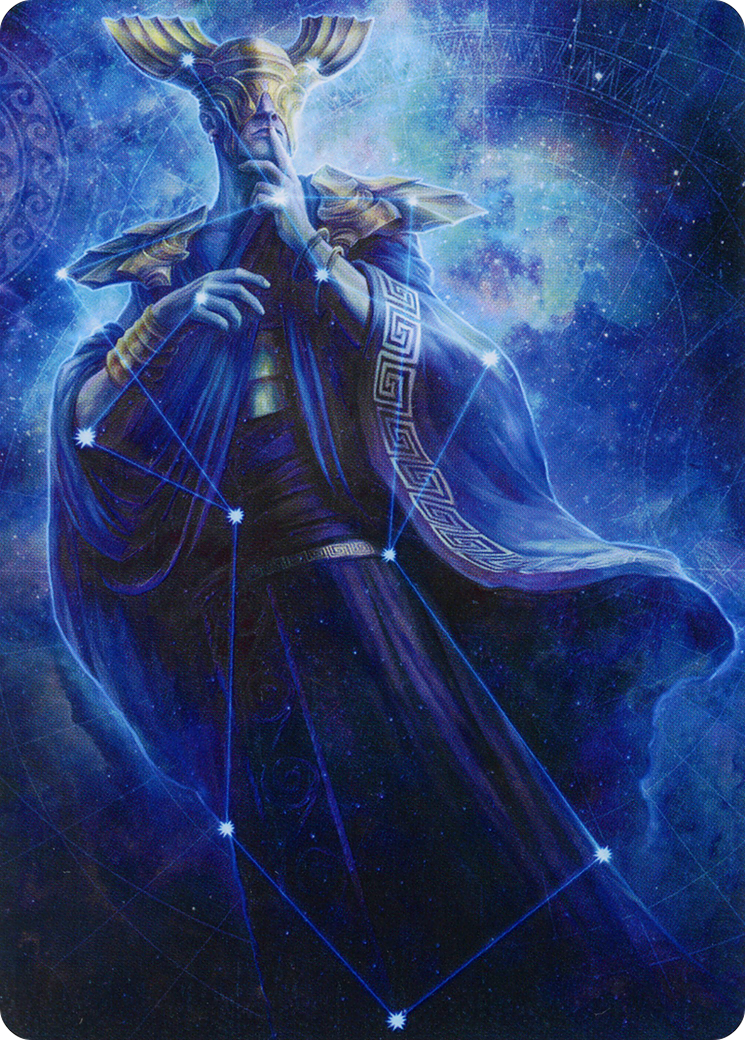 Atris, Oracle of Half-Truths // Atris, Oracle of Half-Truths  [March of the Machine Art Series] (Borderless) Foil
