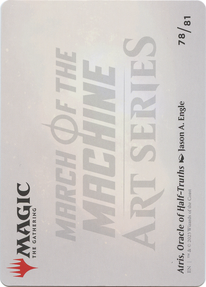 Atris, Oracle of Half-Truths // Atris, Oracle of Half-Truths  [March of the Machine Art Series] (Borderless)