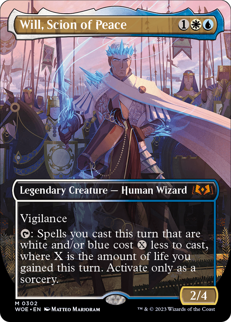 Will, Scion of Peace (Borderless Alternate Art) [Wilds of Eldraine] Foil
