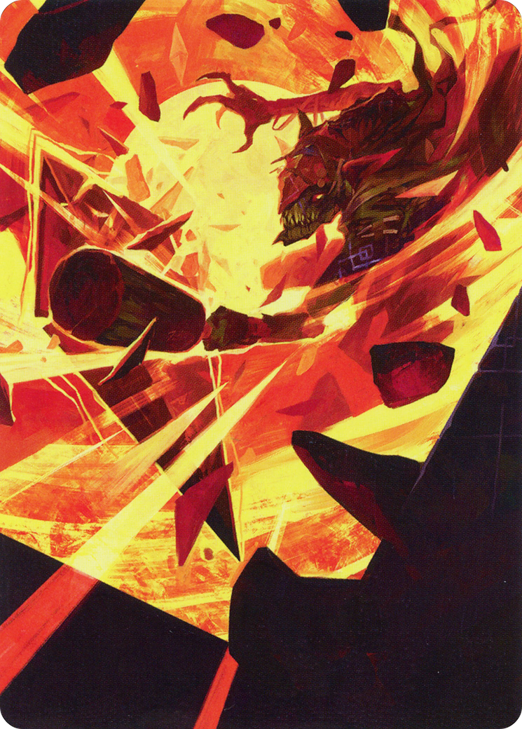 Zada, Hedron Grinder // Zada, Hedron Grinder  [March of the Machine Art Series] (Borderless)