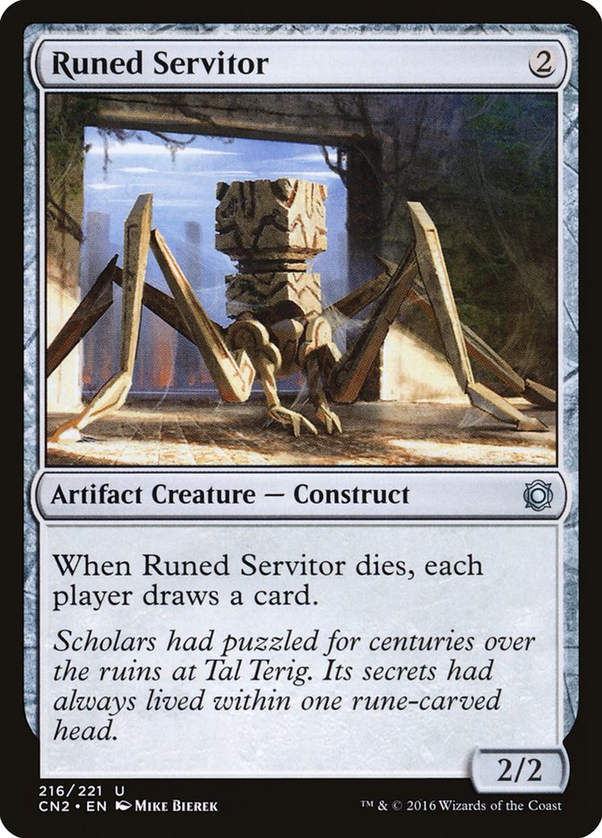 Runed Servitor [Conspiracy: Take the Crown] Foil