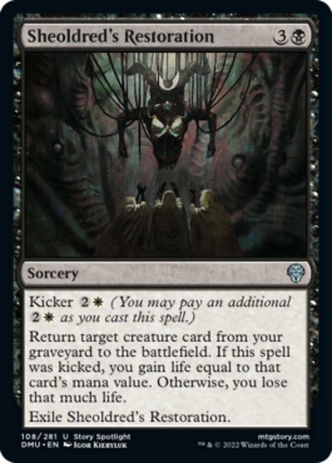 Sheoldred's Restoration [Dominaria United] Foil