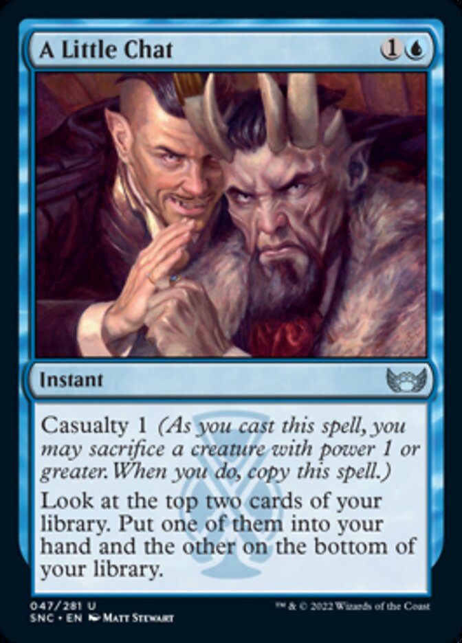 A Little Chat [Streets of New Capenna] Foil