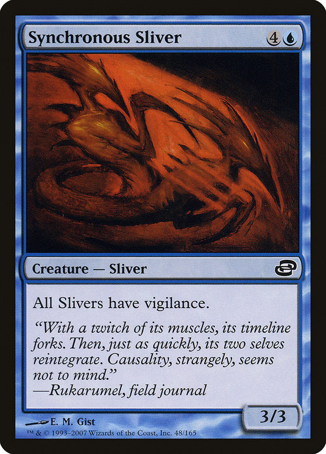Synchronous Sliver [Planar Chaos] Foil