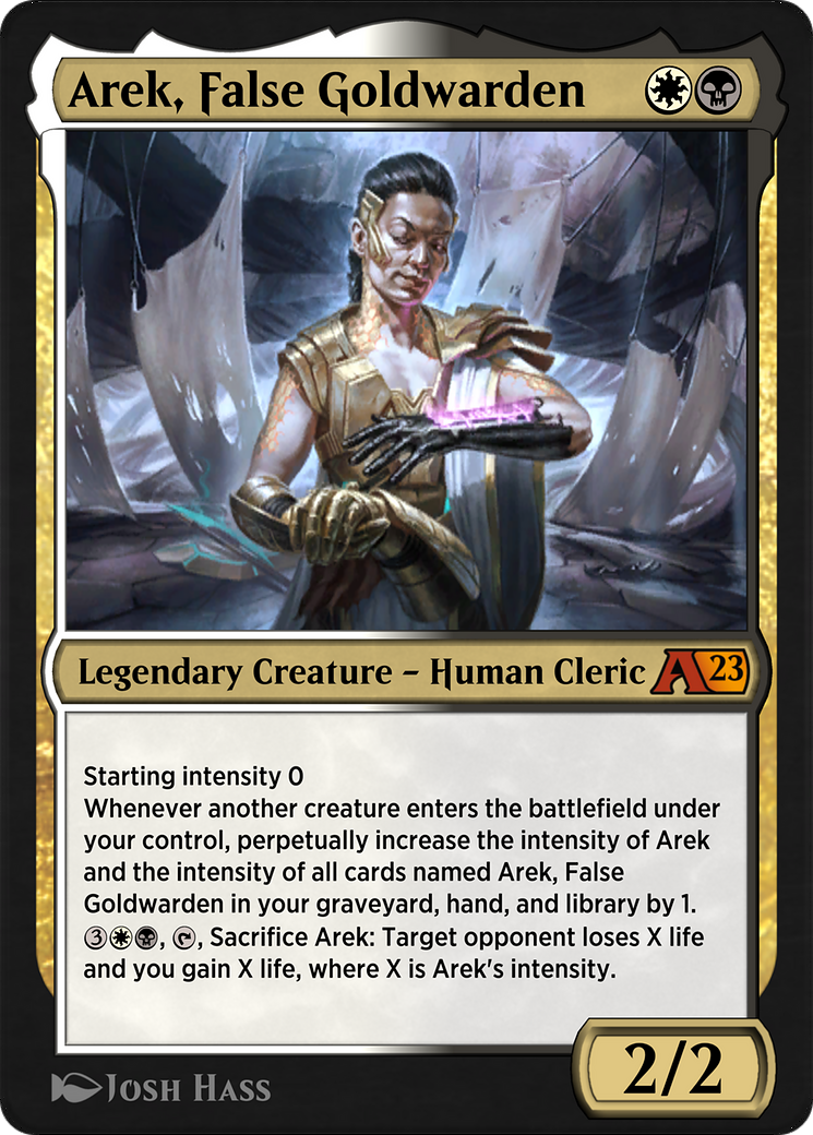 Arek, False Goldwarden  [Alchemy: Phyrexia]