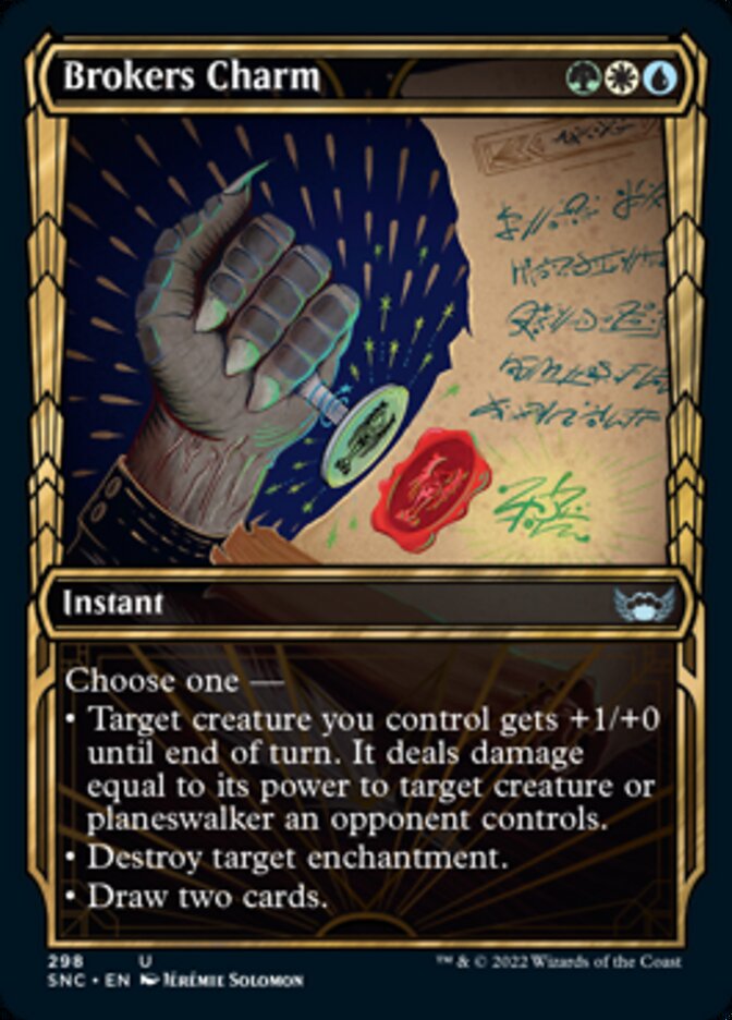 Brokers Charm (Showcase Golden Age) [Streets of New Capenna] Foil