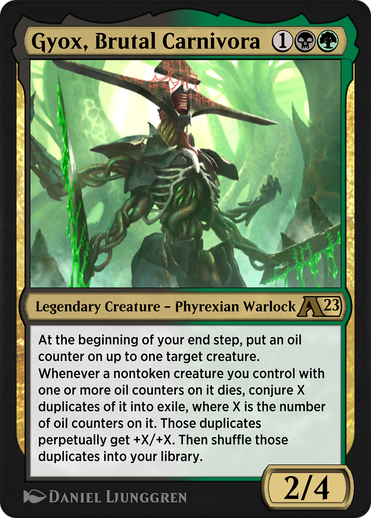 Gyox, Brutal Carnivora  [Alchemy: Phyrexia]