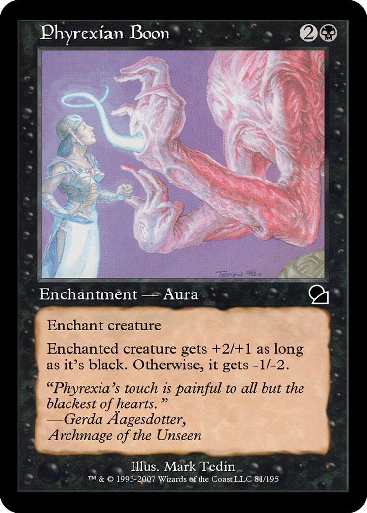 Phyrexian Boon  [Masters Edition]