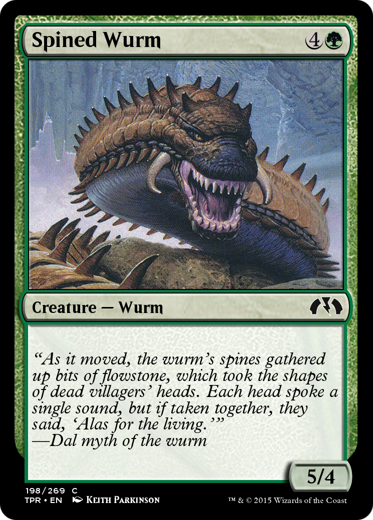 Spined Wurm  [Tempest Remastered] Foil