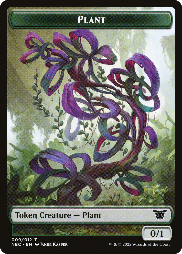 Plant  [Neon Dynasty Commander Tokens] Foil