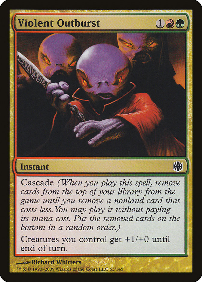 Violent Outburst [Alara Reborn] Foil