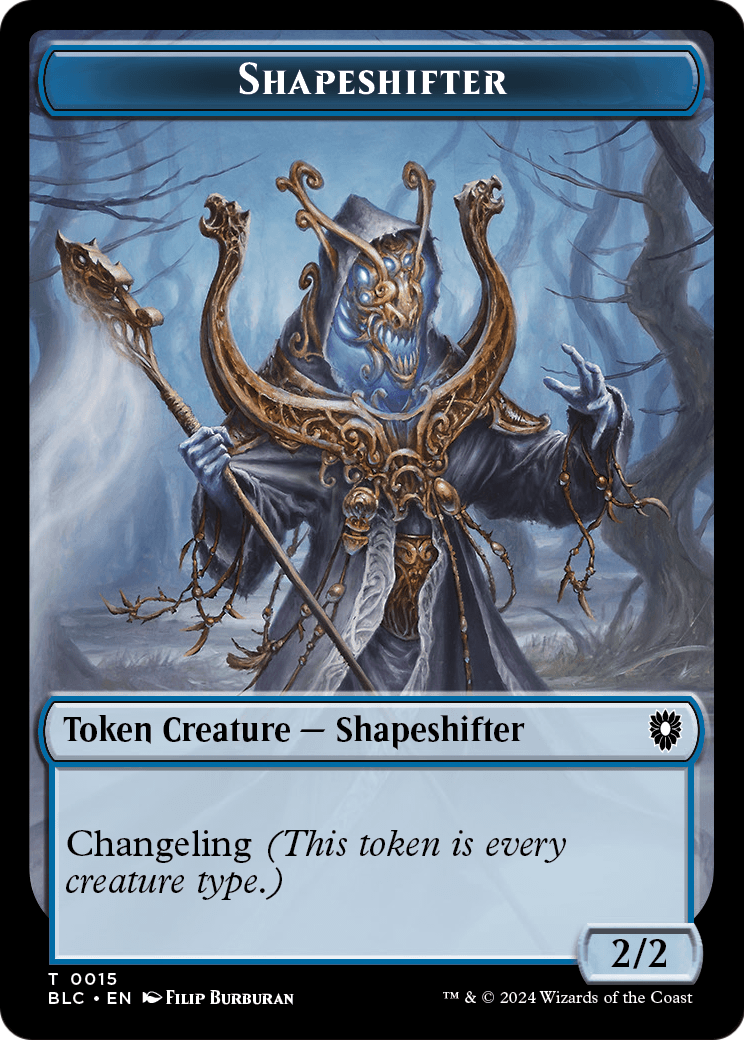 Shapeshifter  [Bloomburrow Commander Tokens]