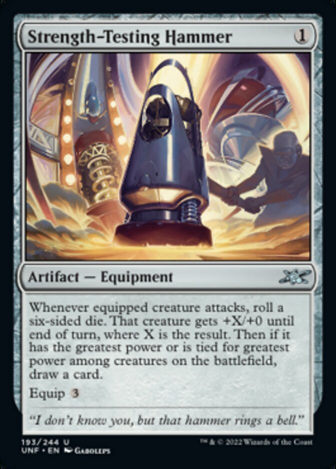 Strength-Testing Hammer [Unfinity] Foil
