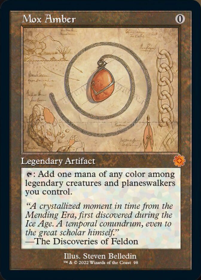 Mox Amber (Retro Schematic) [The Brothers' War Retro Artifacts] Foil