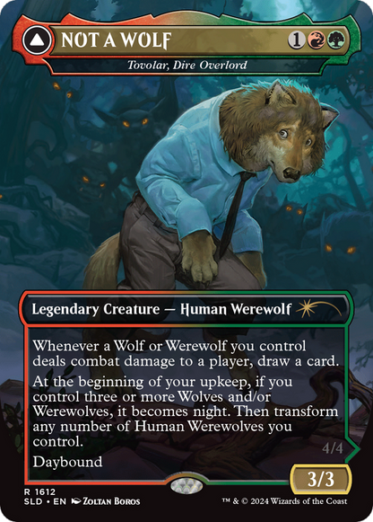 NOT A WOLF - Tovolar, Dire Overlord [Secret Lair Drop Series] Foil