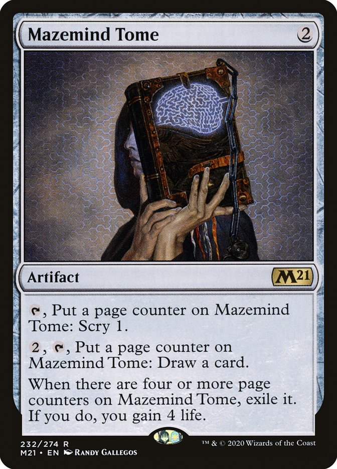 Mazemind Tome [Core Set 2021] Foil