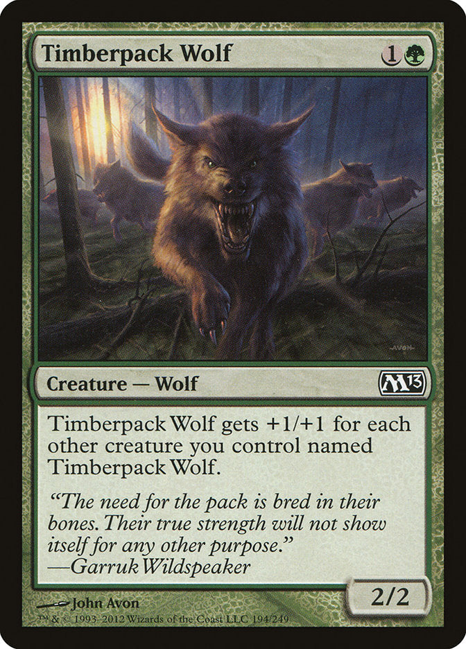 Timberpack Wolf [Magic 2013] Foil