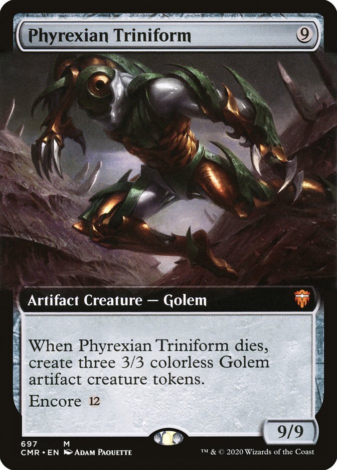 Phyrexian Triniform (Extended Art) [Commander Legends] Foil