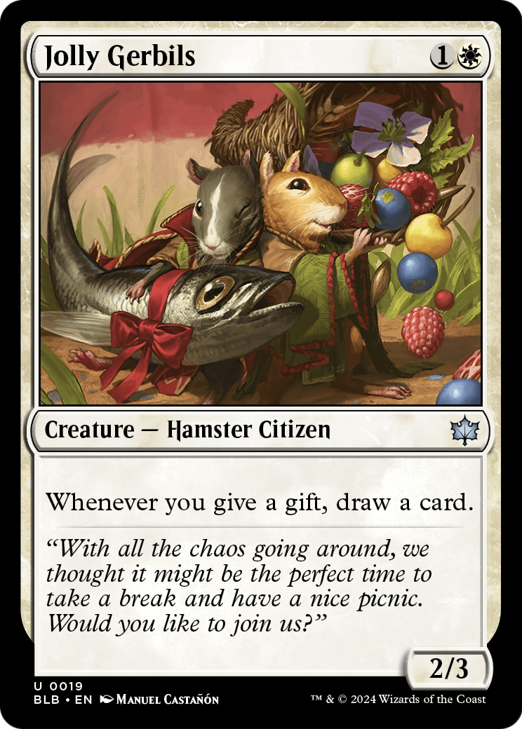 Jolly Gerbils [Bloomburrow] Foil