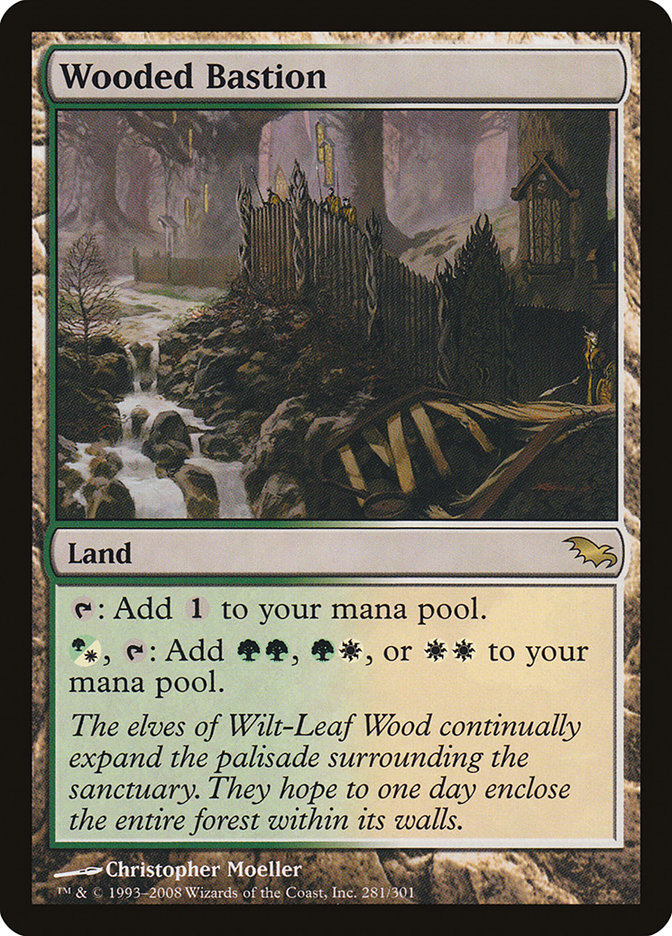 Wooded Bastion [Shadowmoor] Foil