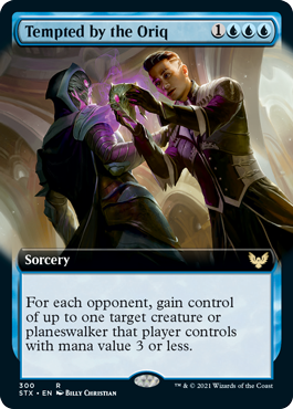 Tempted by the Oriq (Extended Art) [Strixhaven: School of Mages] Foil