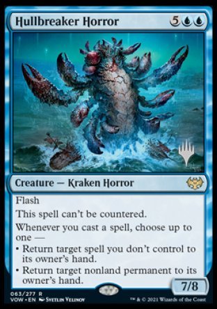 Hullbreaker Horror (Promo Pack) [Innistrad: Crimson Vow Promos] Foil