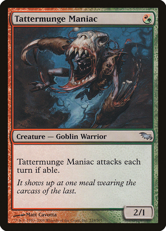 Tattermunge Maniac [Shadowmoor] Foil