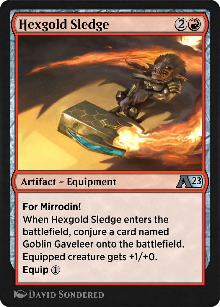 Hexgold Sledge  [Alchemy: Phyrexia]