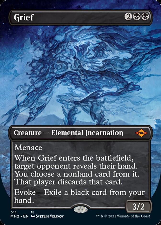 Grief (Borderless Alternate Art) [Modern Horizons 2] Foil
