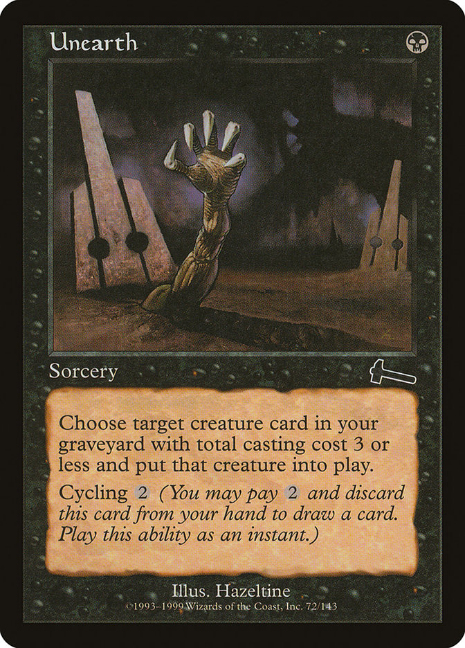Unearth [Urza's Legacy] Foil