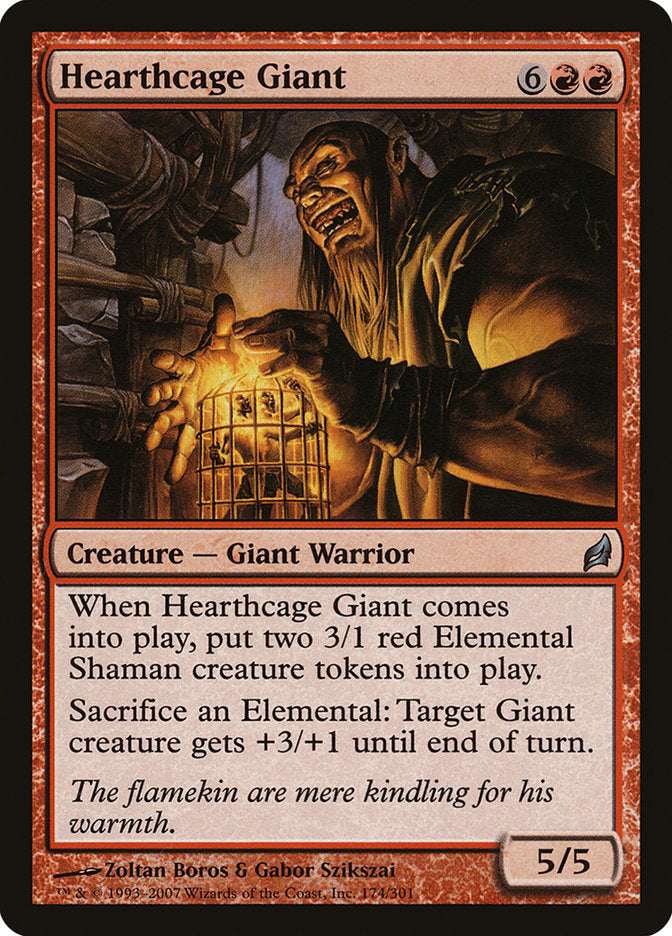 Hearthcage Giant [Lorwyn] Foil