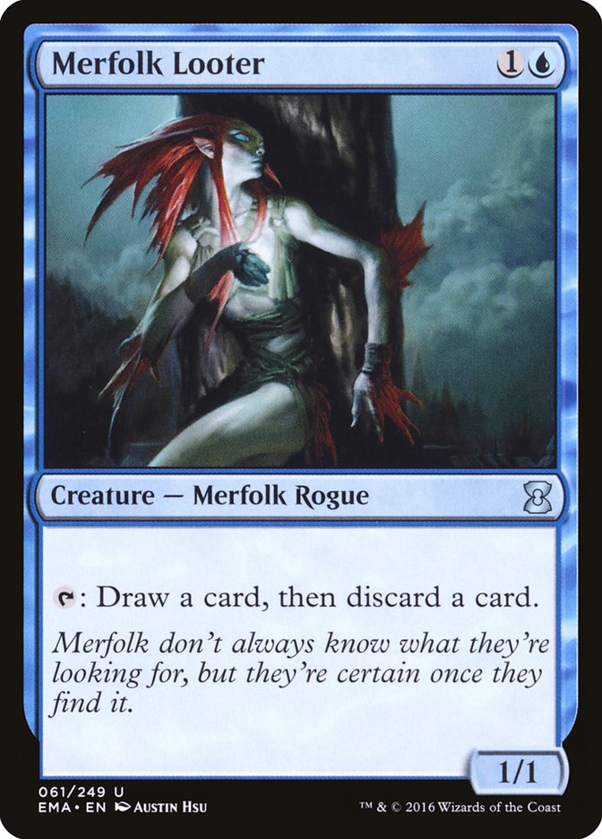 Merfolk Looter [Eternal Masters] Foil