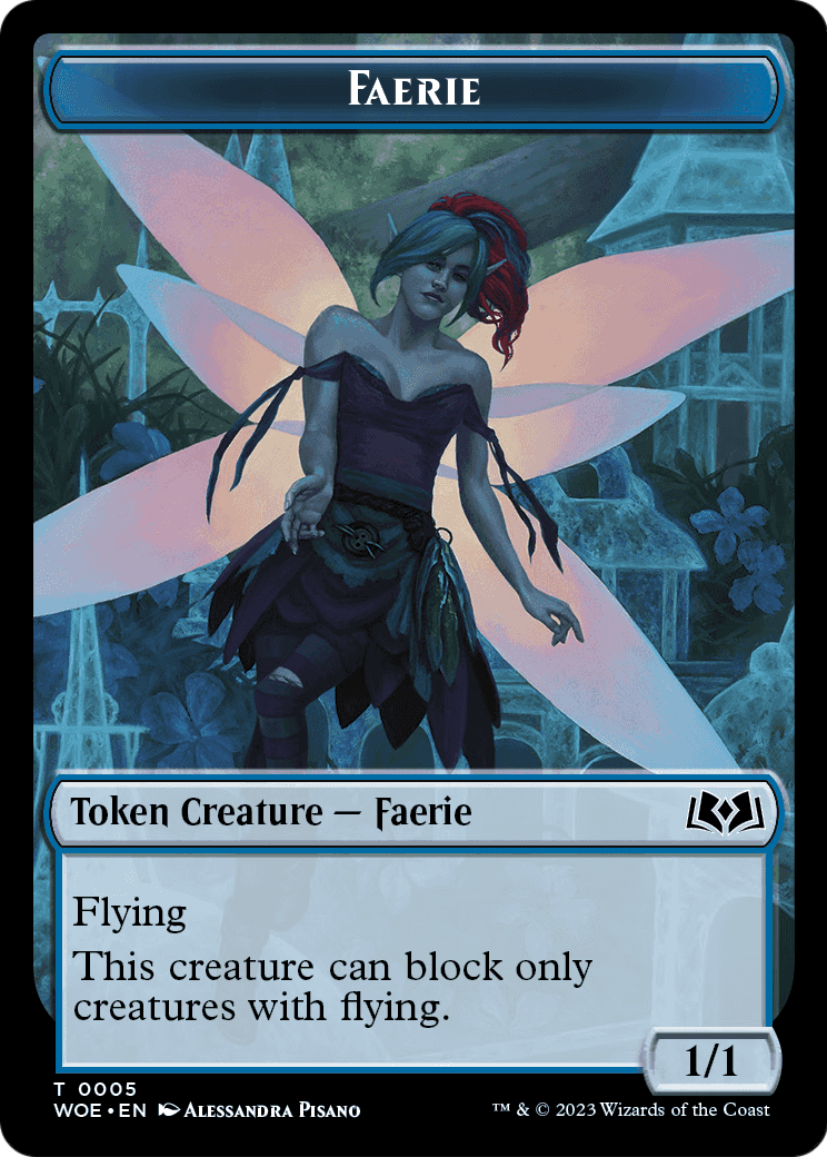 Faerie  [Wilds of Eldraine Tokens] Foil