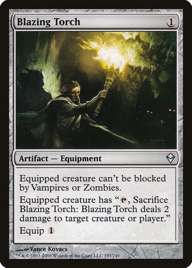 Blazing Torch [Zendikar] Foil