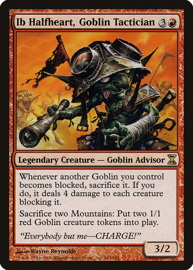Ib Halfheart, Goblin Tactician [Time Spiral] Foil