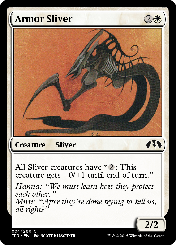 Armor Sliver  [Tempest Remastered] Foil